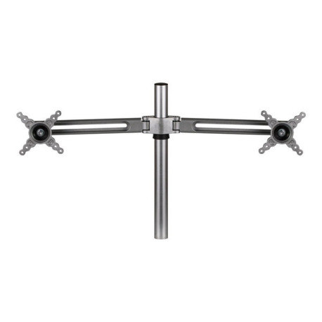 Fellowes Lotus Dual Monitor Arm Kit - Kit montaggio - braccio regolabile - per 2 display LCD - metallo, Alluminio - argento - m