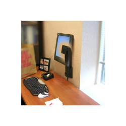 Ergotron Neo-Flex - Kit montaggio (montaggio a muro) - per pannello piatto - nero - dimensione schermo: fino a 27"