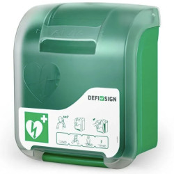 Teca per Defibrillatore da Interno DefiSign Universale con Allarme colore Verde DAE
