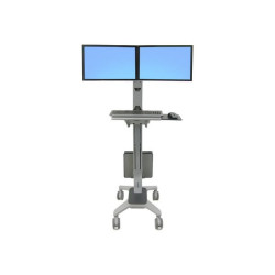 Ergotron Neo-Flex WideView WorkSpace - Carrello - Tecnologia brevettata Constant Force - per 2 display LCD/attrezzatura per pc 