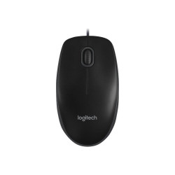 Logitech B100 - Mouse - per destrorsi e per sinistrorsi - ottica - 3 pulsanti - cablato - USB - nero
