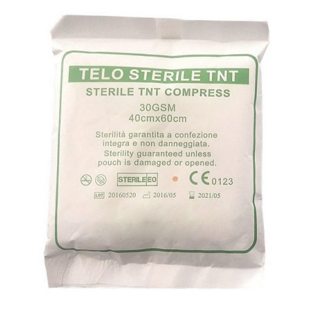 Telo sterile in tessuto non tessuto cm 40 x 60 cm
