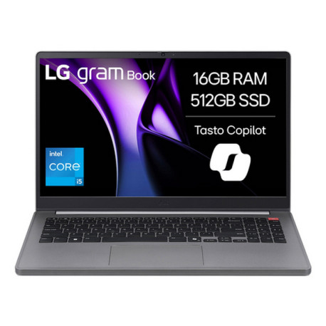 LG Gram 15UB50T-G, Intel® Core™ i5, 39,6 cm (15.6"), 1920 x 1080 Pixel, 16 GB, 512 GB, Windows 11 Pro