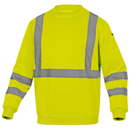 Felpa sportiva Astral - alta visibilità - tg. L - giallo fluo - Deltaplus