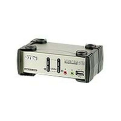 ATEN CS1732B - Switch KVM / audio / USB - 2 x KVM / audio / USB - 1 utente locale - desktop - alimentazione CC