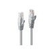 Lindy - Cavo patch - RJ-45 (M) a RJ-45 (M) - 30 m - UTP - CAT 6 - stampato, antiaggrovigliamento, bloccato - grigio