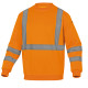 Felpa sportiva Astral - alta visibilità - tg. S - arancio fluo - Deltaplus