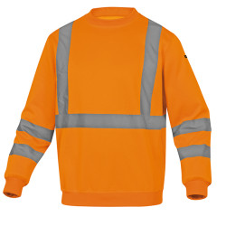 Felpa sportiva Astral - alta visibilità - tg. S - arancio fluo - Deltaplus