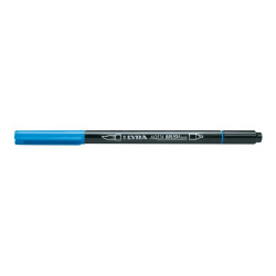 Lyra Aqua Brush Duo - Combinazione pennello e penna con punta in fibra - blu chiaro - inchiostro base acqua - 2 mm / 4 mm - fin