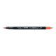 Lyra Aqua Brush Duo - Combinazione pennello e penna con punta in fibra - carminio chiaro - inchiostro base acqua - 2 mm / 4 mm 