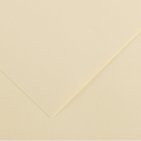 Foglio Colorline - 70x100 cm - 220 gr - crema - Canson