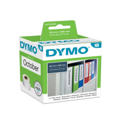 Rotolo 110 etichette LW 990190 - 59 x 190 mm - carta - registratore grande  - bianco - Dymo