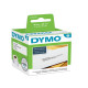 Rotolo 130 etichette LW 990100 - 28 x 89 mm - carta - indirizzi standard -bianco - Dymo - conf. 2 rotoli