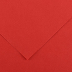 Foglio Colorline - 70x100 cm - 220 gr - rosso - Canson