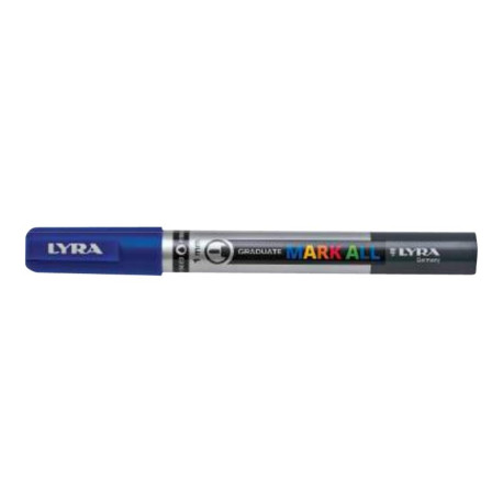 Lyra Graduate Mark All - Marcatore - permanente - nero - 1 mm - sottile