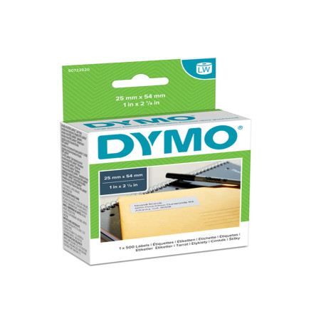 Rotolo 500 etichette LW 113520 - 25 x 54 mm - carta - indirizzi - bianco - Dymo