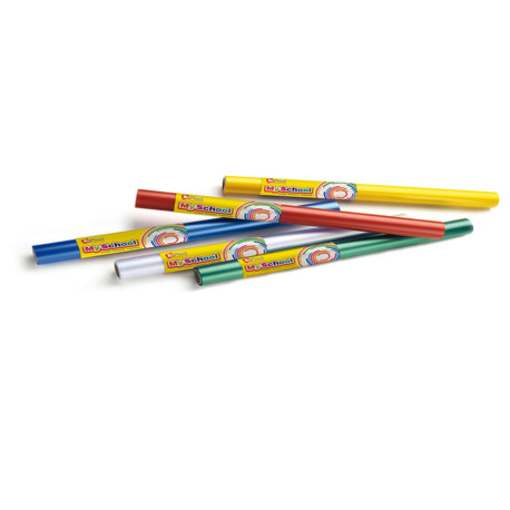 Rotolo coprilibro Coverglass - 5 m x 45 cm - PP - 72 mic - goffrato - neutro trasparente - Colorosa
