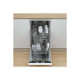 Candy Brava CDIH 1L949 - Lavastoviglie - da incasso - Nicchia - larghezza: 45 cm - prof. 55 cm - altezza: 82 cm - nero