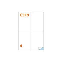 Markin Copiatabu C519 - Adesivo permanente - verde - 105 x 148.5 mm 400 etichette (100 foglio(i) x 4) etichette