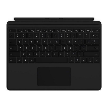 Microsoft Surface Pro Keyboard - Tastiera - con trackpad - retroilluminato - italiana - nero - commerciale - per Surface Pro 8,