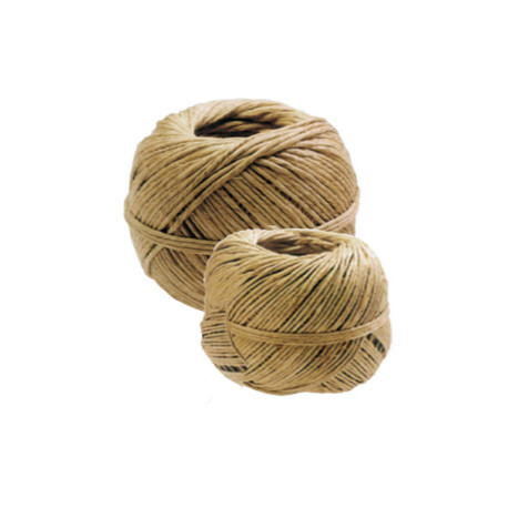 Rotolo di spago - diametro 3,5 mm - lunghezza 75 m - canapa naturale titolo 2 3/4 - 500 gr - Viva - conf. 6 pezzi