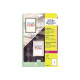 Avery Zweckform - Carta, polipropilene - frosted - bianco - A4 (210 x 297 mm) - 259 g/m² - 10 etichette etichette