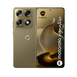 Motorola signature 17,2 cm (6.78") Doppia SIM Android 16.0 5G USB tipo-C 16 GB 512 GB 5200 mAh Oro PANTONE Martini Olive, 17,2 