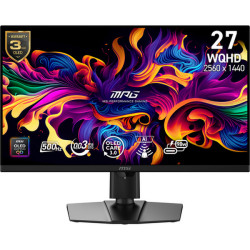 MSI MPG 271QR QD-OLED X50, 67,3 cm (26.5"), 2560 x 1440 Pixel, Wide Quad HD, QD-OLED, 1 ms, Nero