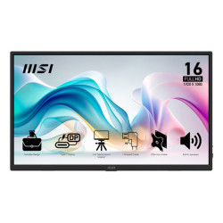 MSI PRO MP165 E6, 39,6 cm (15.6"), LED, 1920 x 1080 Pixel, Full HD, 16:9, 4 ms