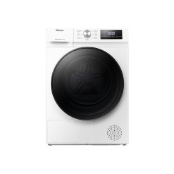 Hisense DHQA902U - Asciugatrice - larghezza: 59.5 cm - prof. 66 cm - altezza: 84.5 cm - caricamento frontale - bianco
