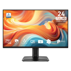 MSI Pro MP245 E14VL, 60,5 cm (23.8"), 1920 x 1080 Pixel, Full HD, LCD, 4 ms, Nero