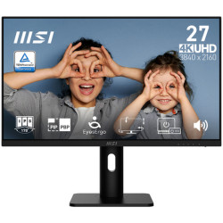 MSI PRO MP273UP E6, 68,6 cm (27"), 3840 x 2160 Pixel, 4K Ultra HD, 4 ms, Nero