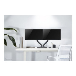 Neomounts FPMA-D650D - Kit montaggio - video full-motion - per 2 display LCD - acciaio - nero - dimensione schermo: 17"-27" - i