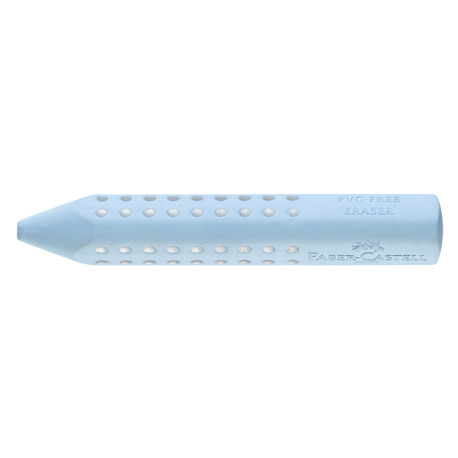 Gomma a forma di matita Grip 2001 - 90 x15 x15 mm - blue - Faber-Castell