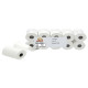 Rotolo per POS e carta di credito - 57 mm x 30 m - 55 gr - diametro esterno 50 mm - anima 12 mm - carta termica BPA free - Saba