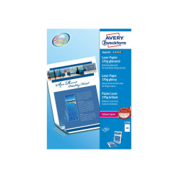 Avery Zweckform Superior Colour Laser Paper 1298 - Lucido - bianco - A4 (210 x 297 mm) - 170 g/m² - 200 fogli carta fotografica