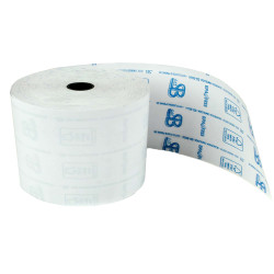 Rotolo registratore cassa - 80 mm x 80 m - 55 gr - diametro esterno 77 mm - anima 12 mm - carta termica BPA free - Sabacart - b