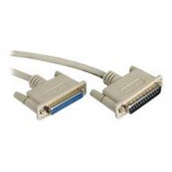 Nilox - Cavo seriale - DB-25 (M) a DB-25 (F) - 9 m - viti a serraggio manuale - grigio