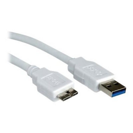 Nilox - Cavo USB - Micro-USB Type B (M) a USB Tipo A (M) - USB 3.0 - 80 cm - bianco