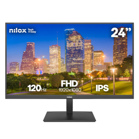 Nilox MONITOR 24 IPS 120 HZ HDMI Y DP, 61 cm (24"), 1920 x 1080 Pixel, Full HD, 4 ms, Nero