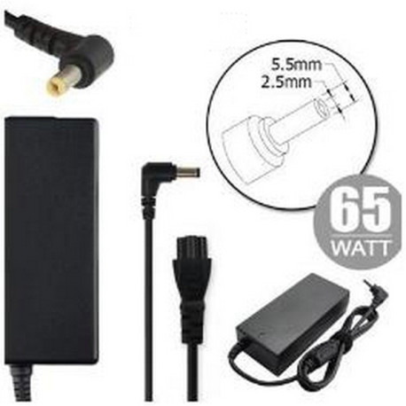Nilox NLX65W-AR02, Computer portatile, Interno, 65 W, 19 V, AC-DC, 3,42 A