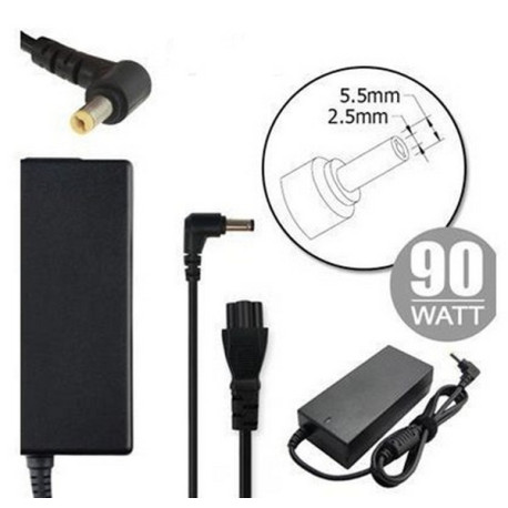 Nilox NLX90W-TA14, Computer portatile, Interno, 90 W, 19 V, AC-DC, 4,74 A