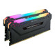 CORSAIR Vengeance RGB PRO - DDR4 - kit - 32 GB: 2 x 16 GB - DIMM 288-PIN - 3200 MHz / PC4-25600 - CL16 - 1.35 V - senza buffer 