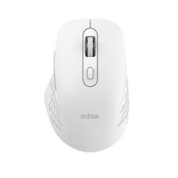 Nilox RATON DUAL WIRELESS 1600 DPI BLANCO, Ottico, Bluetooth + USB Type-A, 1600 DPI, Bianco