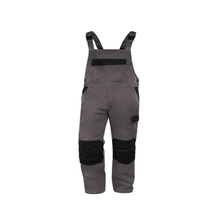 Salopette da lavoro M1SA2 - taglia XXL - twill/poliestere/cotone - grigio - Deltaplus