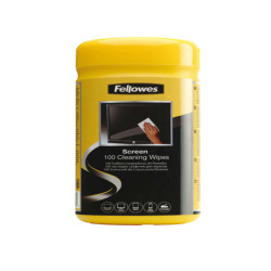 Salviette pulisci schermo - Fellowes - conf. 100 pezzi