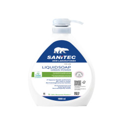 Sapone liquido Green Power - dispenser 1 L - floreale - Sanitec