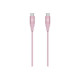 Celly - Cavo USB - USB-C (M) a USB-C (M) - 1.5 m - USB Power Delivery (3A, 60W) - rosa