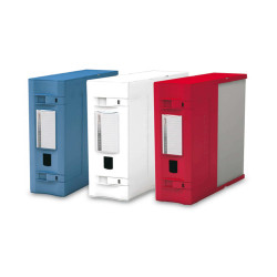 Scatola archivio Combi Box E600 - dorso 9 cm - 29,8 x 36,2 cm - rosso - Fellowes