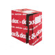 Scatola archivio Dox&Dox - 17 x 35 x 25 cm - bianco e rosso - Esselte Dox